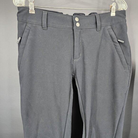 Columbia Pants Womens 14 Black Omni-Wind Block Softshell Ski Snowboard Fleece - Picture 3 of 16